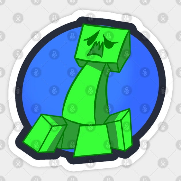 Creeper Sticker by puffstuff